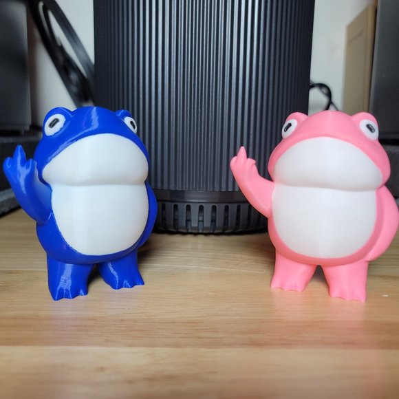 Cheeky Middle Finger Frog | Gag Gift | Fun Desk Toy | Decor | 3D Printed - Picture 11 of 17